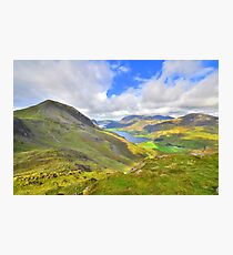 The Lake District: Overlooking Buttermere Photographic Print