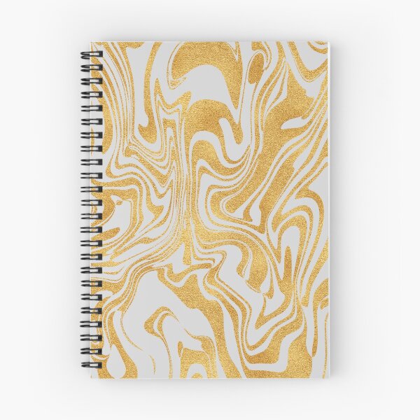 Item preview, Liquid Gold Swirls on Grey designed and sold by WisdomInspired.
