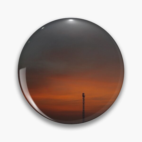 Item preview, Way past sunset - deep red twilight designed and sold by PrakritiPrints.