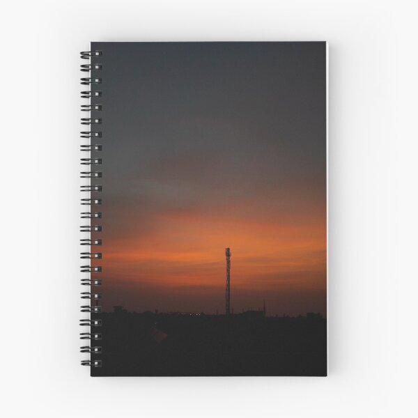 Item preview, Way past sunset - deep red twilight designed and sold by PrakritiPrints.