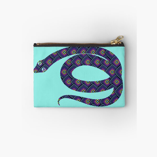 Item preview, Blue retro pattern snake designed and sold by Carrie_Anne_Designs.