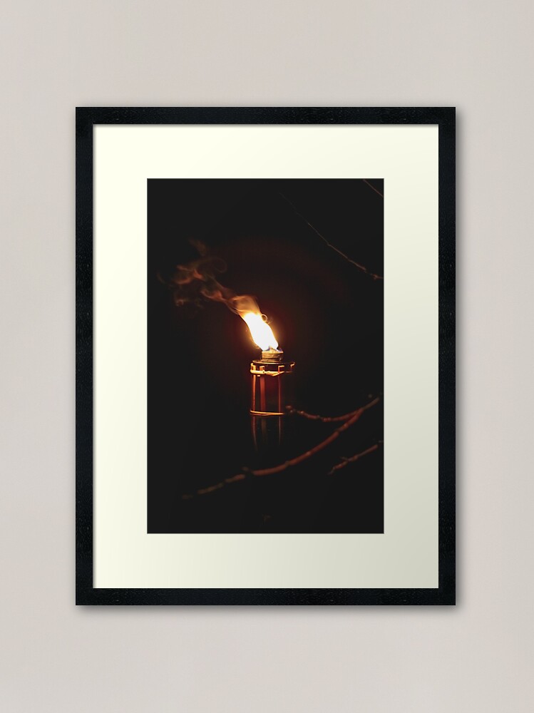 Alternate view of Flame Framed Art Print