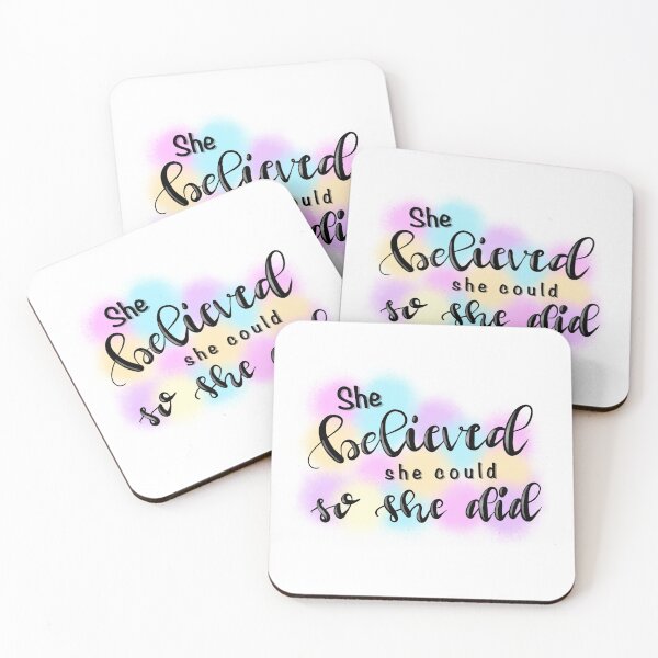 Item preview, She Believed She Could so She Did designed and sold by charlott3web.
