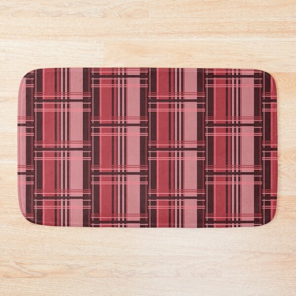 Item preview, Pink Stripes, Dark Pink Plaid Color Blocking by Courtney Hatcher designed and sold by cghatcherart.