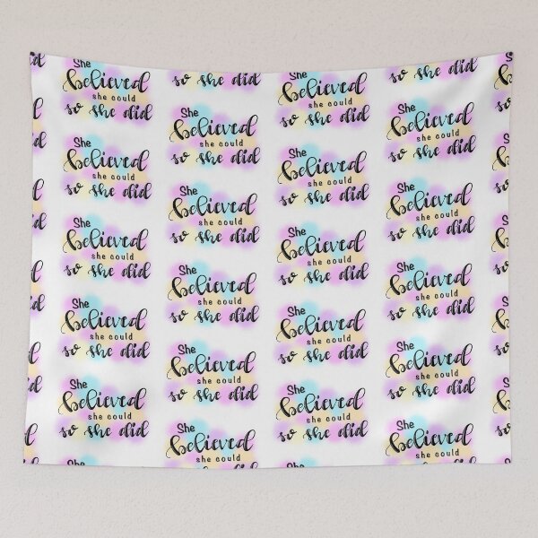 Item preview, She Believed She Could so She Did designed and sold by charlott3web.