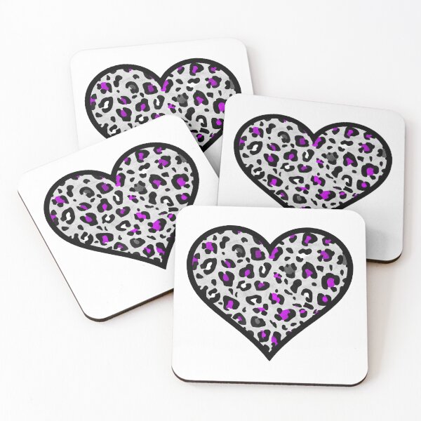 Item preview, Orgullo asexual Leopard Print Heart designed and sold by Bumblefuzzies.