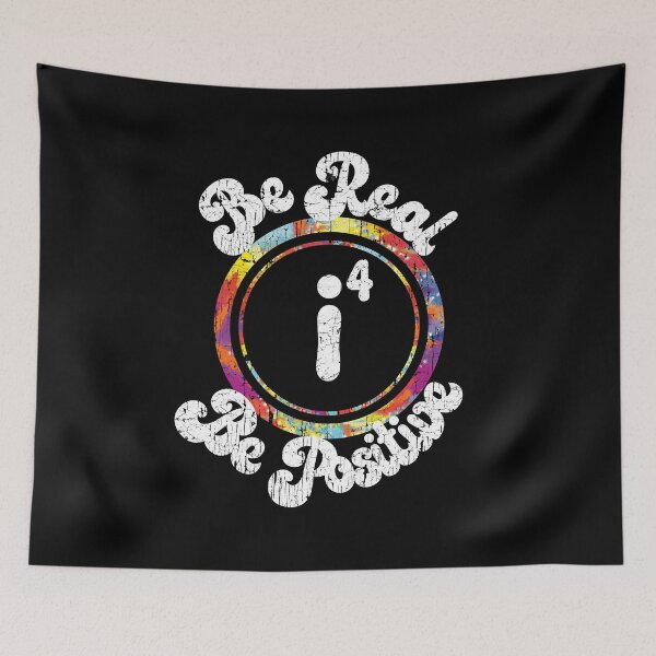 Item preview, Funny Math Tie-Dye Be Real Be Positive Imaginary Numbers designed and sold by sherogins.