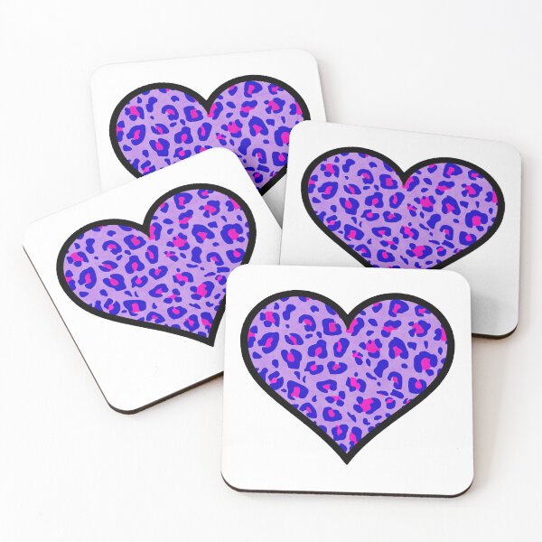 Item preview, Bisexual Pride Leopard Print Heart designed and sold by Bumblefuzzies.