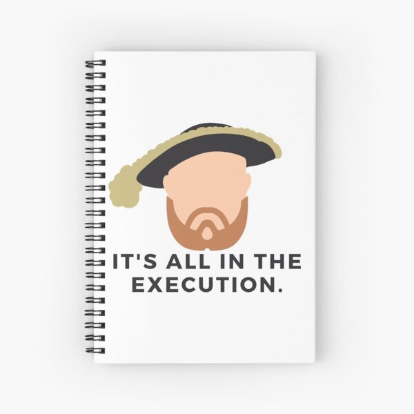 Item preview, "It's all in the execution." - Henry VIII/Tudors/History Buff/History Lover/History Stickers/History Nerd/History Teade designed and sold by Louise Bedford.