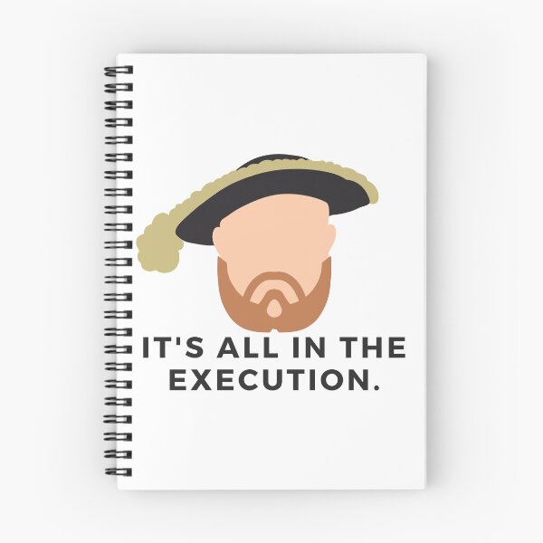 Item preview, "It's all in the execution." - Henry VIII/Tudors/History Buff/History Lover/History Stickers/History Nerd/History Teade designed and sold by Louise Bedford.