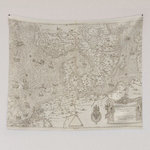 Item preview, Vintage Map of Denmark & Scandinavia (1588) designed and sold by BravuraMedia.