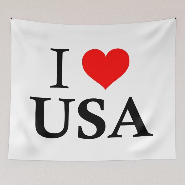 Item preview, I love USA designed and sold by bassel-ad.