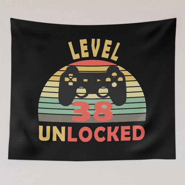 Item preview, 38th birthday gift,Level 38 unlocked designed and sold by Mirnamar.