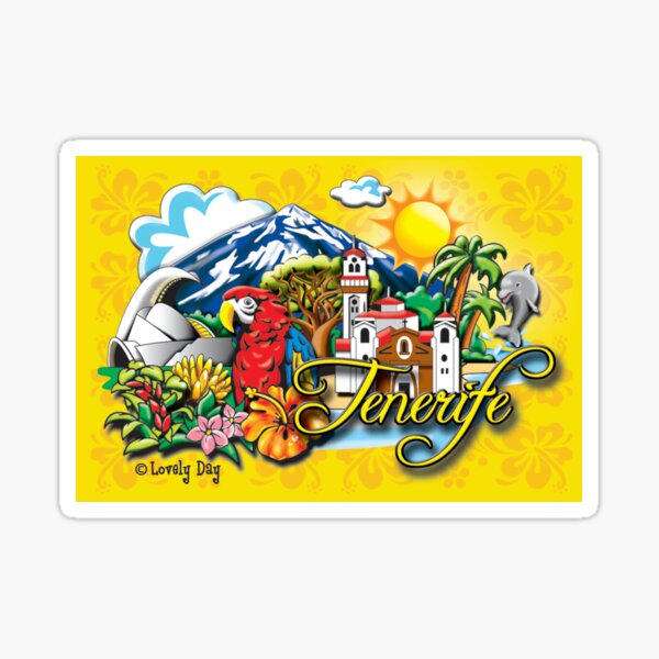 Item preview, Tenerife Tiede Yellow Zest Famous Lovely Day Design  designed and sold by Lovely Day.