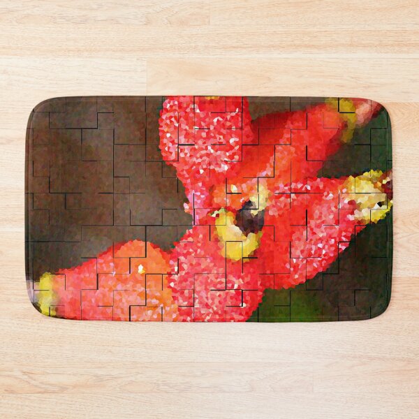 Item preview, Tiled Pink-Orange Bud designed and sold by XCEEDTRANSITION.