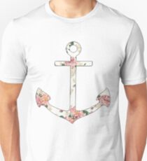Floral Anchor 1 Unisex T-Shirt
