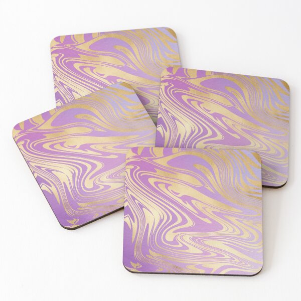 Item preview, Liquid Gold Swirls on Pastel designed and sold by WisdomInspired.