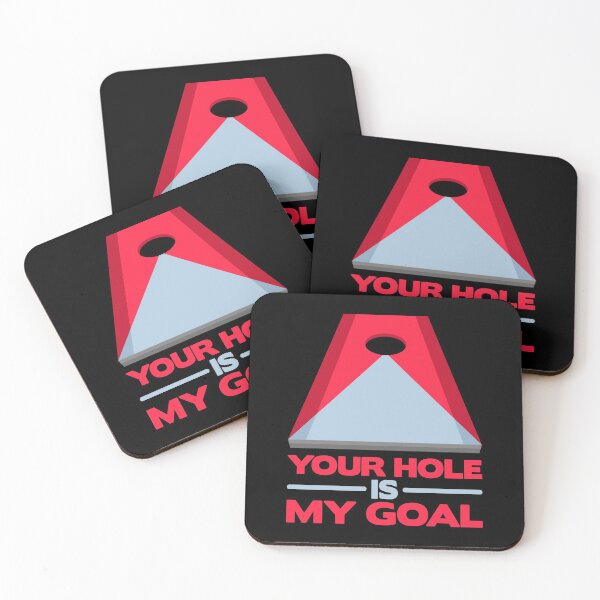 Item preview, Your Hole Is My Goal For Cornhole Game Champions design designed and sold by AYDreamers.