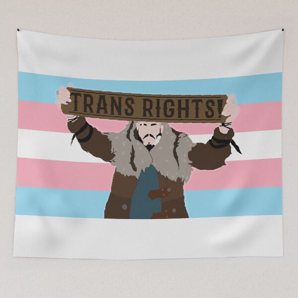Item preview, Bobo Del Rey says trans rights! designed and sold by pixel-he-art.