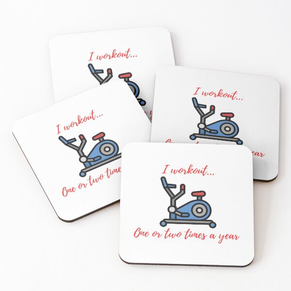 Item preview, I workout...one or two times a year designed and sold by DrakeDuck.