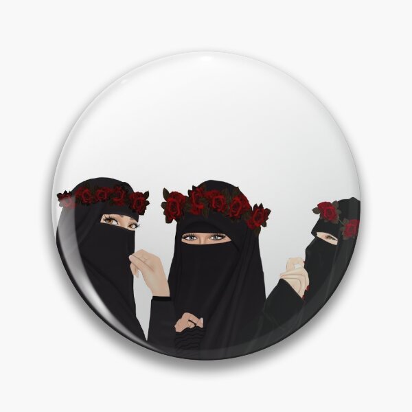 Item preview, Soul sisters Muslim hijab niqab Girls drawing  designed and sold by Imanitasong.