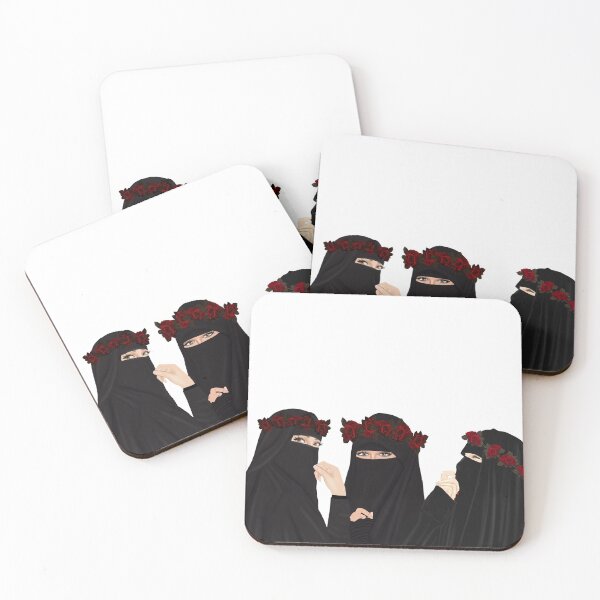 Item preview, Soul sisters Muslim hijab niqab Girls drawing  designed and sold by Imanitasong.