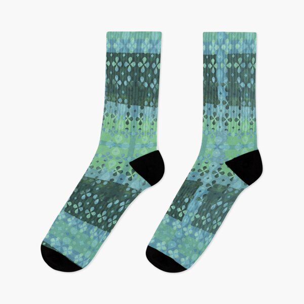 Item preview, Blue Green Aesthetic Stripe Pattern designed and sold by RootSquare.