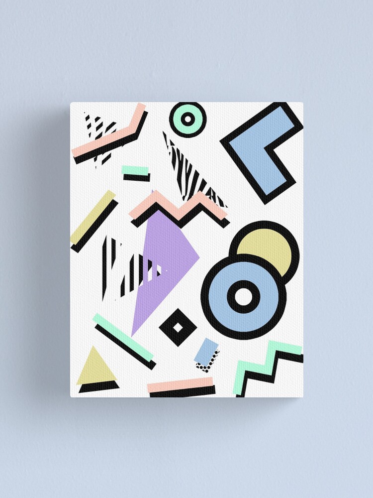 Pastel Squiggles and Triangles Vinyl