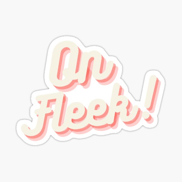 Sur Fleek Sticker