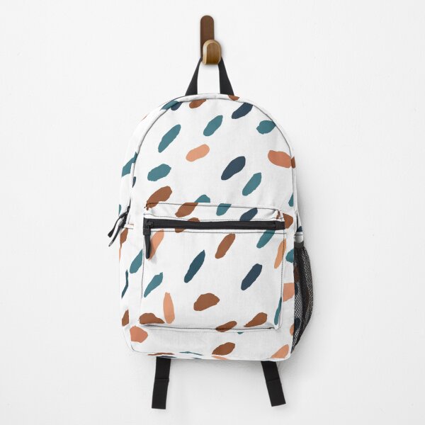 Item preview, dots in sienna and blue designed and sold by ArtsyEmma2.