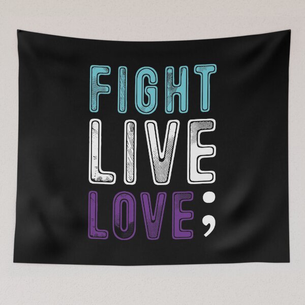 Item preview, Semicolon Hope Suicide Awareness For A Mental Supporter graphic designed and sold by AYDreamers.
