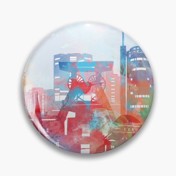 Item preview, essen skyline designed and sold by BekimART2.