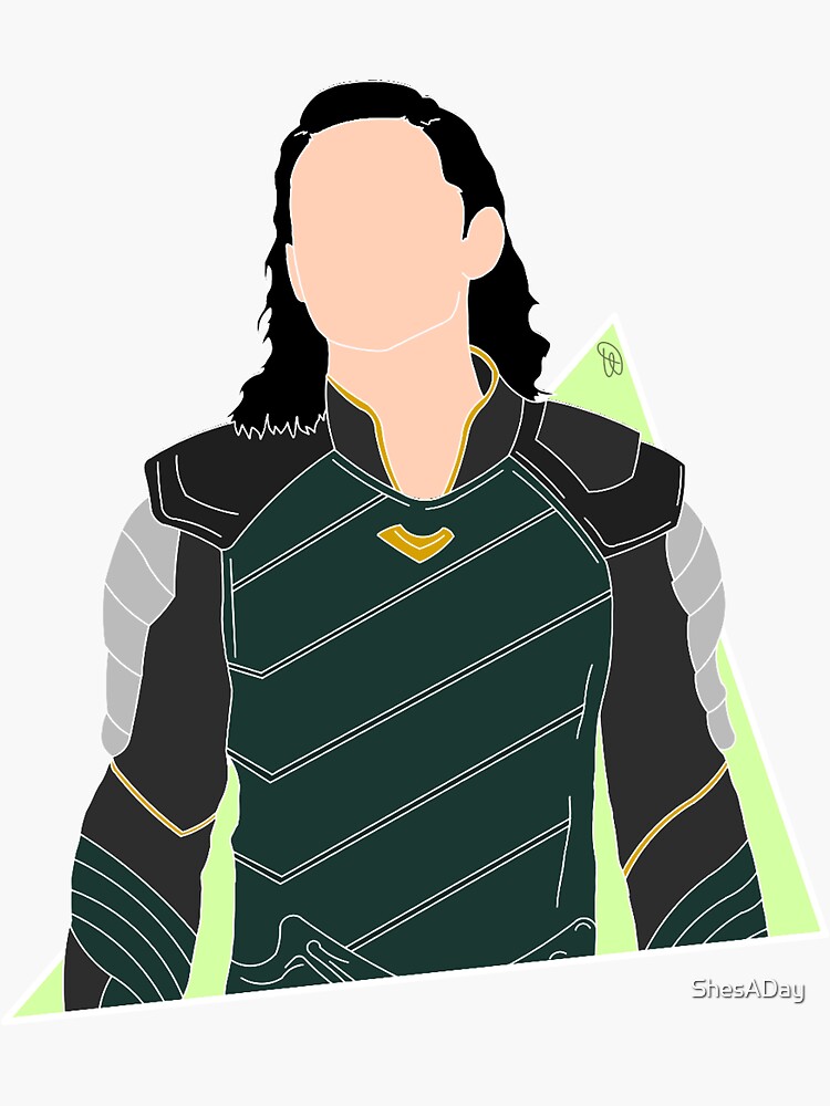 loki sticker by shesaday redbubble