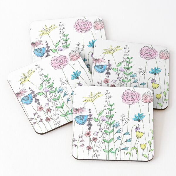 Item preview, English Country Garden | pretty florals designed and sold by CindyGetsArty.