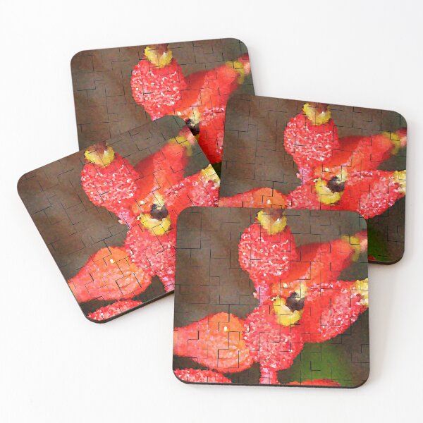 Item preview, Tiled Pink-Orange Bud designed and sold by XCEEDTRANSITION.