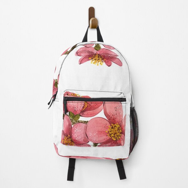 Item preview, Chinese art print - branch with pink plum blossoms designed and sold by Kallandra.