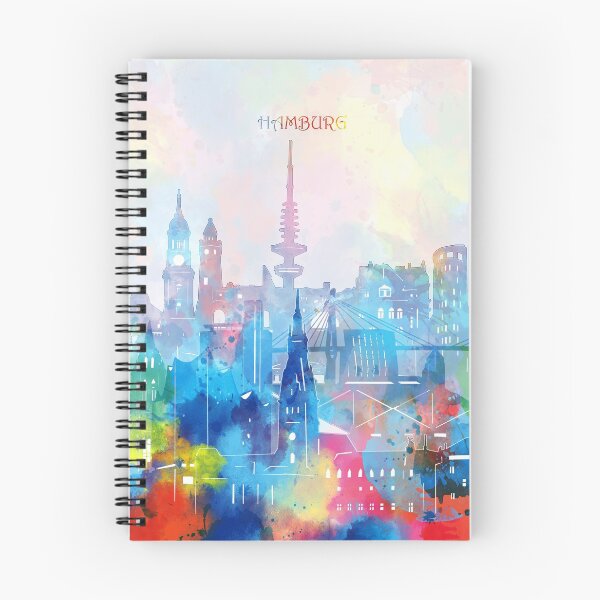 Item preview, hamburg skyline designed and sold by BekimART2.