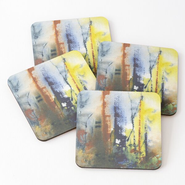 Item preview, Watercolor Abstract Seasons Fall Winter Spring Summer designed and sold by Nikki Milley.