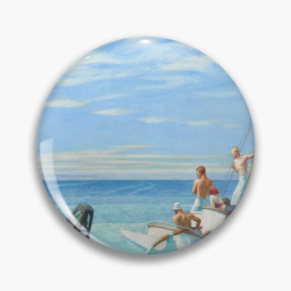 Item preview, Ground Swell Oil Painting by Edward Hopper designed and sold by podartist.