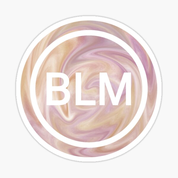 Black Lives Matter Swirl Sticker