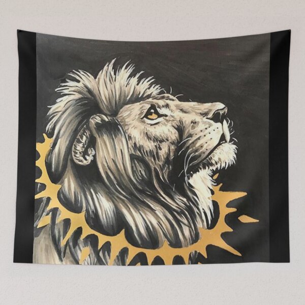 Item preview, Lion Gazing Upward designed and sold by Lady-Lilac.
