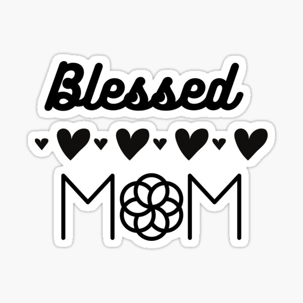 Download Blessed Svg Stickers Redbubble SVG, PNG, EPS, DXF File