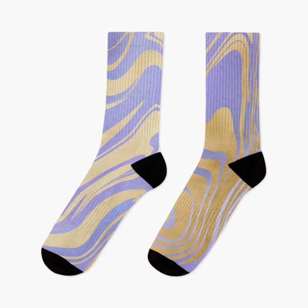 Item preview, Liquid Gold Swirls on Blue Violet designed and sold by WisdomInspired.