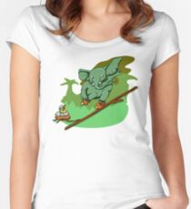 Backslide no-BG Women's Fitted Scoop T-Shirt