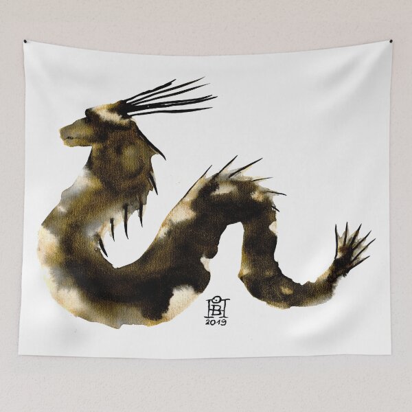 Item preview, Golden Serpent Elegant Dragon designed and sold by Pragonette.