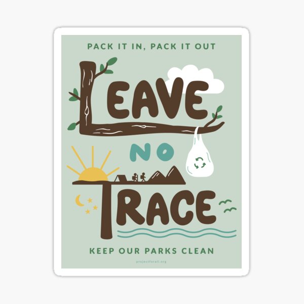 Item preview, Leave No Trace designed and sold by projectforall.