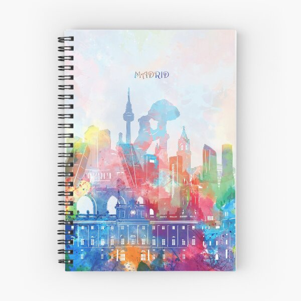 Artikelvorschau, Madrid Skyline entworfen und verkauft von BekimART2.