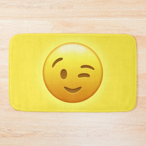 Item preview, Emoji Winking Face designed and sold by williamcuccio.