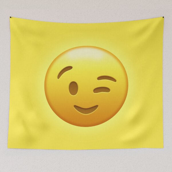 Item preview, Emoji Winking Face designed and sold by williamcuccio.
