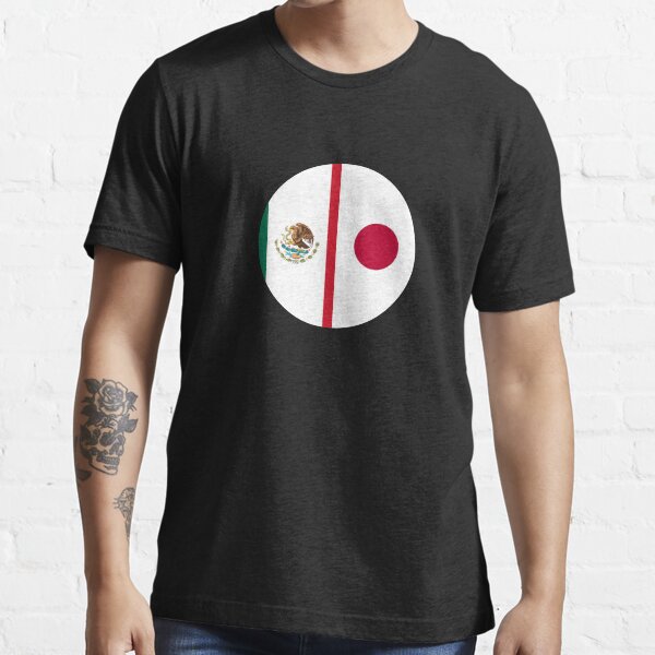 "Half Japanese, Half Mexican (Circle)" Tshirt by Japanifornia